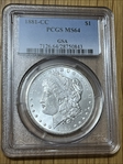1881-CC $1 MS64