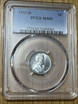 1943-D 1C MS65