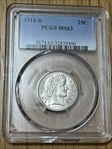 1916-D 25C MS63
