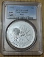 2006 $1 North Island Brown Kiwi MS69