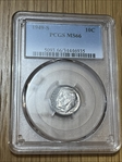 1949-S 10C MS66