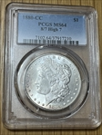 1880-CC $1 8/High 7 MS64