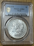 1882-O/S $1 Weak AU58+