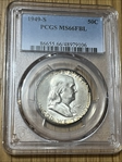1949-S 50C MS66FBL