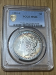 1881-S $1 MS66