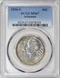 1936-S 50C Arkansas MS67