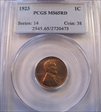 1923 1C MS65RD