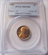1938 1C MS67RD