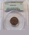 1913 1C MS64RD