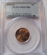 2006-D 1C MS67RD