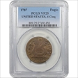1787 Fugio 1C United States, 4 Cinq VF25BN