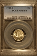 1940-D 10C MS67FB