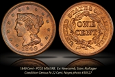 1849 1C N-22 MS65RB