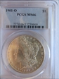 1901-O $1 MS66