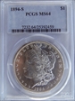 1894-S $1 MS64