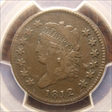 1812 1C Small Date VF25BN