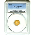 1849 G$1 No L MS62