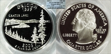 2005-S 25C Oregon Silver PR70DCAM