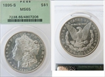 1895-S $1 MS65