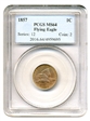 1857 1C Flying Eagle MS64
