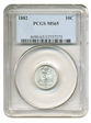 1882 10C MS65