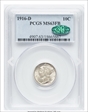 1916-D 10C MS63FB