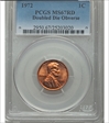 1972 1C Doubled Die Obverse MS67RD