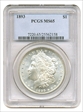 1893 $1 MS65