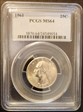 1961 25C MS64