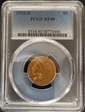 1910-D $5 XF40