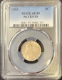 1883 5C No CENTS AU55