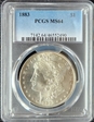 1883 $1 MS64