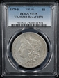 1879-S $1 VAM 34B, Rev. of 1878 VF25