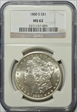 1880-S $1 MS62