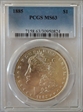 1885 $1 MS63