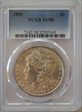 1883 $1 AU58