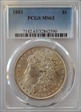 1883 $1 MS63