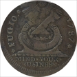 1787 Fugio 1C States United, 4 Cinq VF30BN