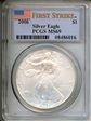 2006 $1 Silver Eagle First Strike MS69
