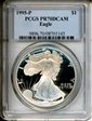 1995-P $1 Silver Eagle PR70DCAM