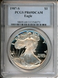 1987-S $1 Silver Eagle PR69DCAM