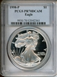 1998-P $1 Silver Eagle PR70DCAM