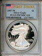 2007-W $1 Silver Eagle  First Strike PR70DCAM
