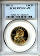 2001-S SAC$1 PR70DCAM