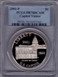 2001-P $1 Capitol Visitor PR70DCAM