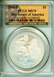 2010-P $1 Boy Scouts of America MS70