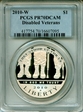 2010-W $1 Disabled Veterans PR70DCAM