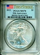 2011 $1 Eagle-25th Anniversary First Strike MS70