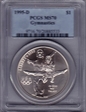 1995-D $1 Gymnastics MS70