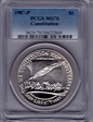 1987-P $1 Constitution MS70
